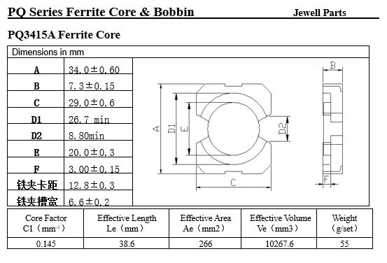 PQ3415A磁芯.JPG